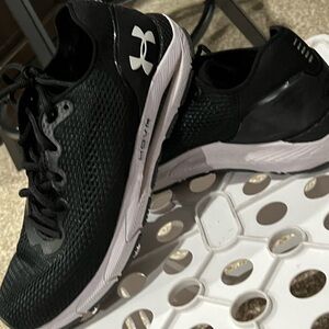 Under Armour Black and White Athletic Sneakers